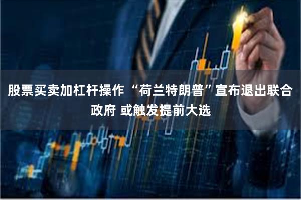 股票买卖加杠杆操作 “荷兰特朗普”宣布退出联合政府 或触发提前大选