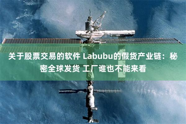 关于股票交易的软件 Labubu的假货产业链：秘密全球发货 工厂谁也不能来看